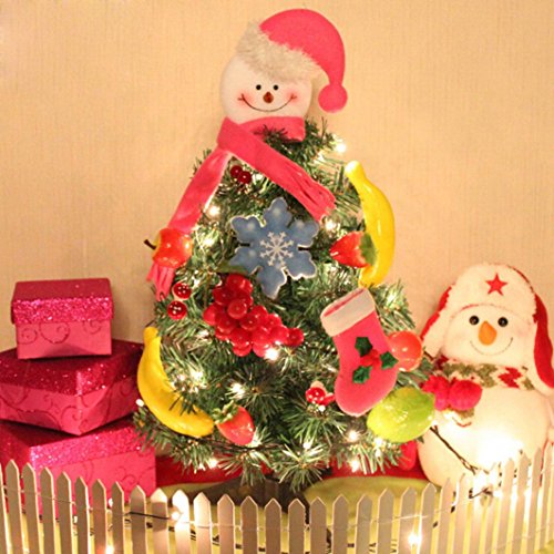 1 set : sapin de noel + lumiere + bricoles déco...