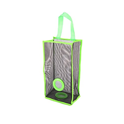 Panier PVC de Sac Poubelle Plastique Mural Plia...