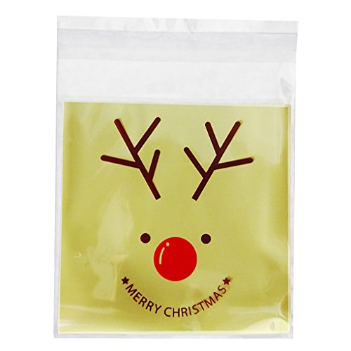 100pcs Sachet de Bonbons Pochette Biscuit Sac e...