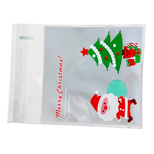 100pcs Sachet de Bonbons Pochette Biscuit Sac e...