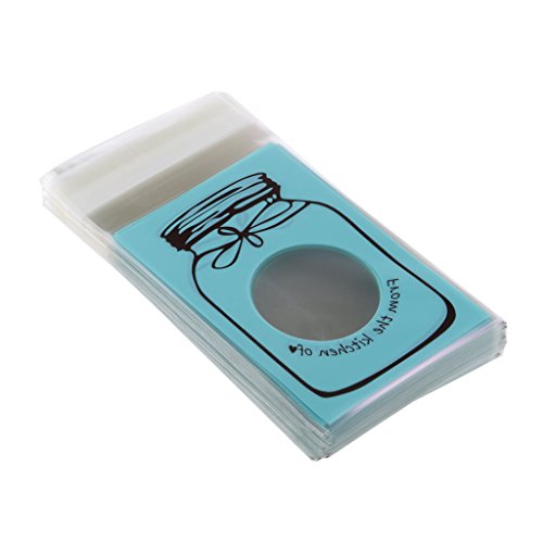 100pcs Auto-adhésif Biscuit Bonbon Joint-cadeau...