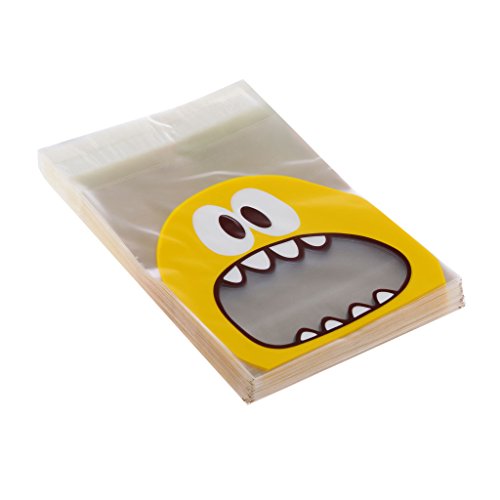 Mignon Monstre De Fin Gourmet Auto-adhésif Bisc...