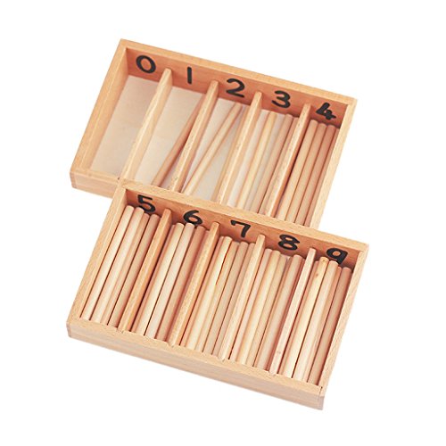 Boîte De Nombre En Bois Colle Mathématiques Enf...