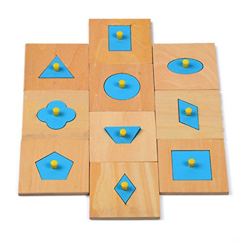 Bois Figure Géométrique En Forme De Puzzle Enfa...