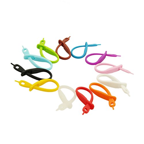 12pcs Silicone Bande Marqueur de Vin Marque-ver...