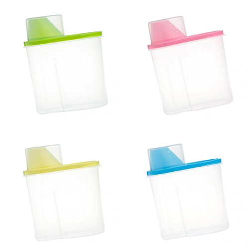 4pcs Différentes Couleurs 2.5L Boîte à Céréales...