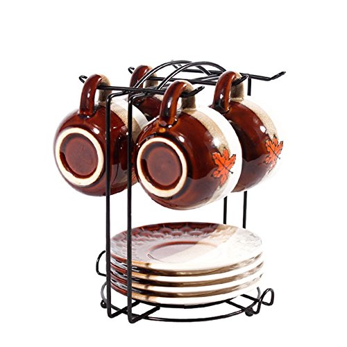 gossipboy fil de support pour organiser 6 plats ou Soucoupe & 6 * * * * * * * * Tasses ou Tasses à café, set à expresso pour ensemble à thé d'affichage 0645195333443 Gossip Boy