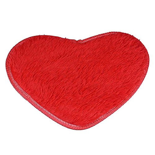 Joli amour coeurs formes tapis 40 * 28cm anti-d...