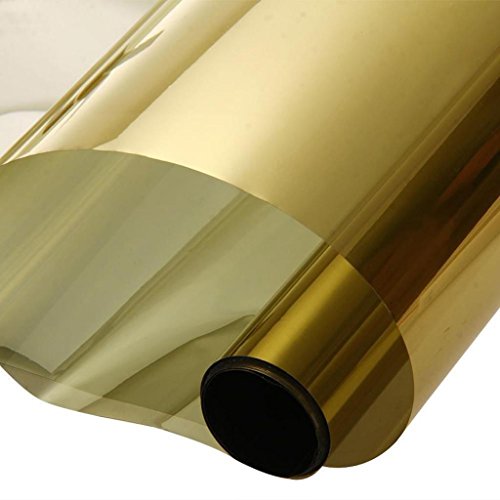 Film Fenêtre Antidéflagrant Mono-Direction Réflective Mono-Visible Protection Vie Privé Décor d'or 0645789379000 Générique