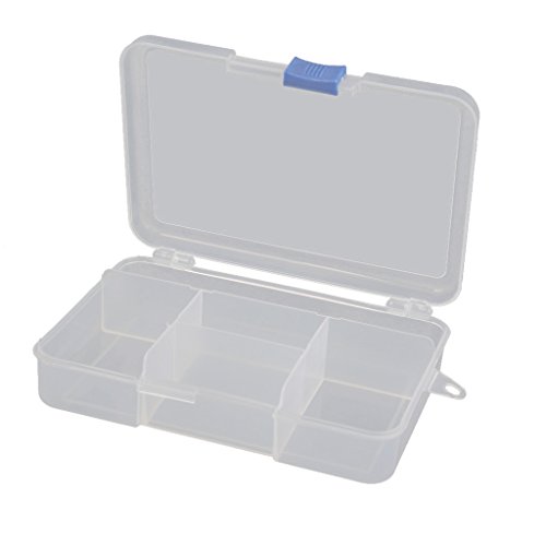 Boîte de Rangement en Plastique 5 Compartiments...