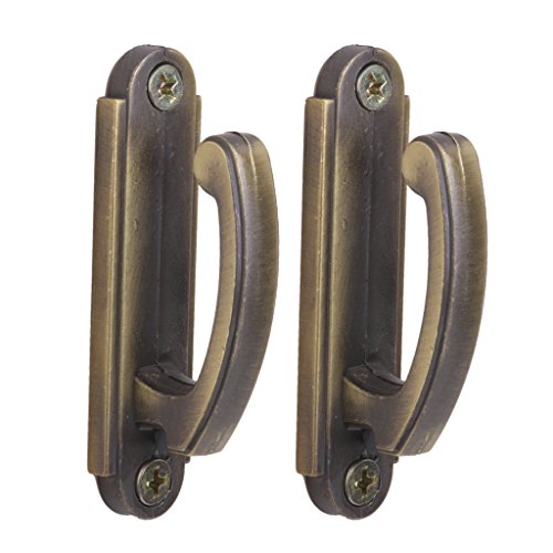 Lot de 2pcs Embrasse à Rideau Crochet Mural en ...