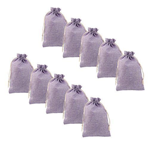 Lot de 10pcs pochette à bijoux sac cadeau à cor...