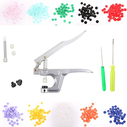 150 Ensembles T5 Boutons Pression en Plastique ...