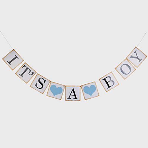 IT'S A BOY Guirlande Bannière Banderole Décorat...