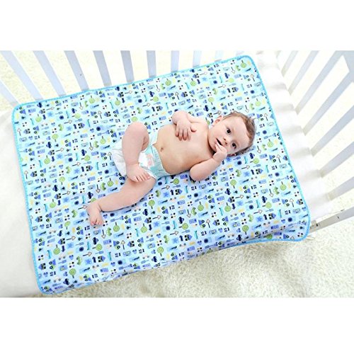 Bwinka Bébé portable pliable Lavable Voyage Diaper Changer Mat Compact 80 * 100cm Pliable Taille Diaper Change Pad Essuyable Zoo code EAN 0645905700787 