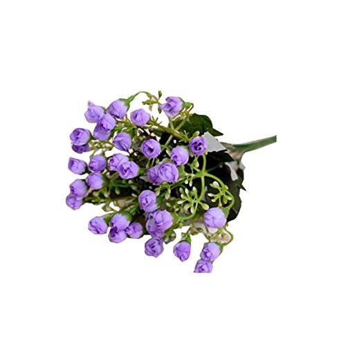 FEITONG New Rose Decor Feuille de soie artifici...