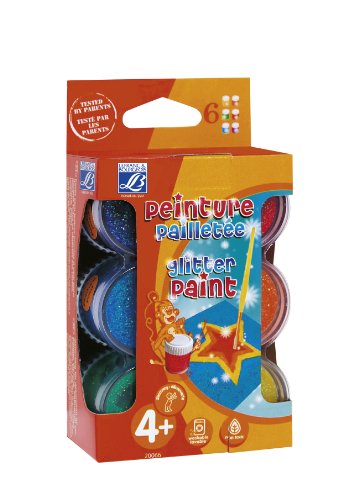 Lefranc Et Bourgeois - 200668 -  assortiment gouache pailletee 6 pots de 22ml code EAN 0646217200668 