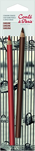 Conte Conté à Paris Croquis Crayon - Sanguine/sépia (Lot de 2) code EAN 0646217501093 
