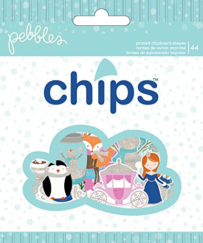 Winter Wonderland Chips Die-Cut Shapes 44/Pkg-E...