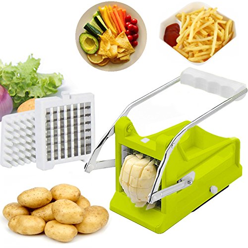Brieftons brieftons Chipper?: Parfait de pommes de terre Cutter Trancheur à frites, Frites, légumes matraques & Crudités pour les salades, des snacks, côté plats et plus code EAN 0646437402606 