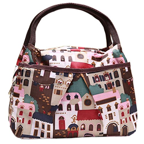 Kolylong Sac à Déjeuner Fraîcheur sac à Lunch Lunchbox Femmes sac de pique-nique Sac boîte à lunch, 11.02x5.9x7.87inches (D) code EAN 0646586245291 