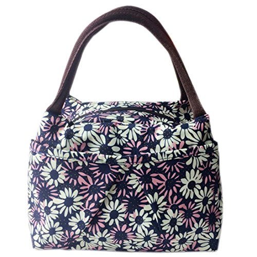 Kolylong Sac à Déjeuner Fraîcheur sac à Lunch Femmes sac de pique-nique Sac boîte à lunch, 11.02x5.9x7.87inches (F) code EAN 0646586245383 