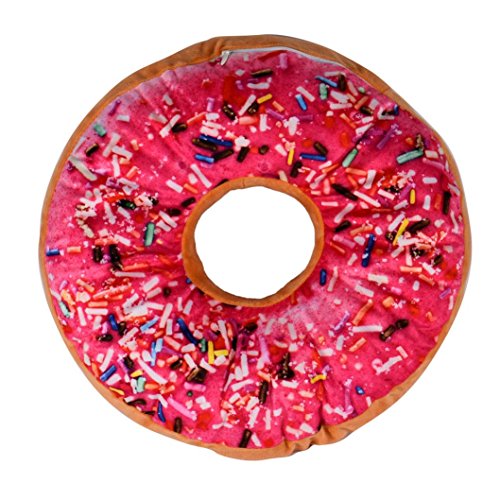 Kolylong Coussin, Kolylong Mignon Coussins en Forme de Donuts Coussins de Chaise Décoratifs Oreillers Jouet En Peluche (38X38X7.5, Rose) code EAN 0646586401178 