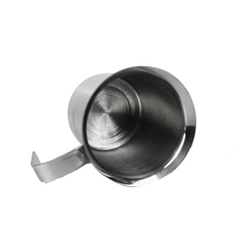 400ml Mousseur à Lait Manuel en Acier Inoxydabl...