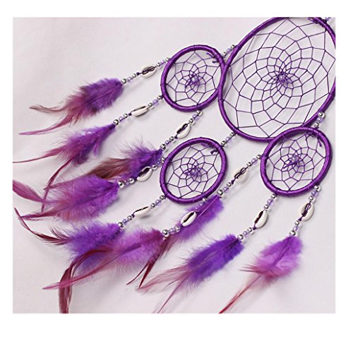 Plume bijoux cercle de attrape-rêves ruban pour...