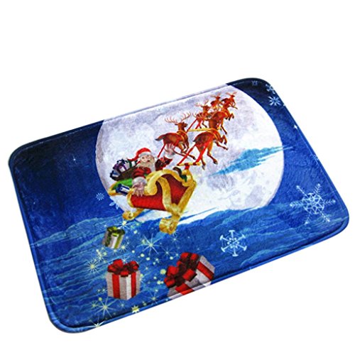 Motif de noël tapis de plein antiderapant absor...