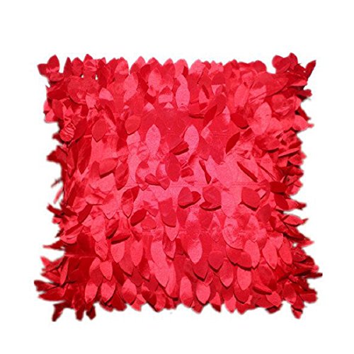 Malloom Laisse Plume Oreiller Couverture Décora...