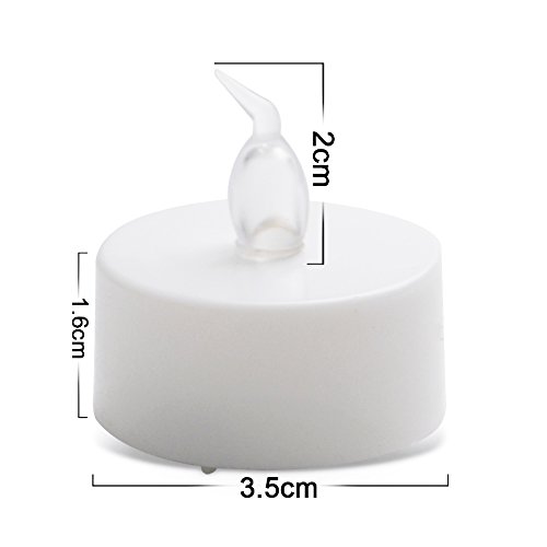 Lot de 24 bougie led à piles decoration pour ta...