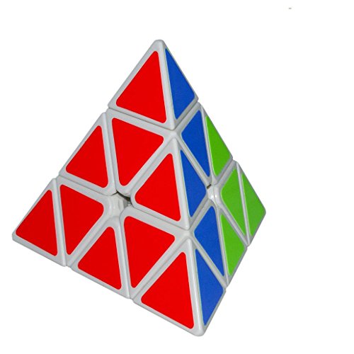 Pyraminx speed puzzle cube, blanc