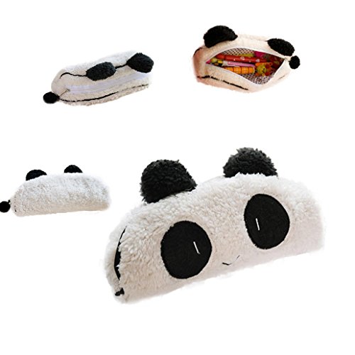 Pelucheux panda trousse portable maquillage cra...