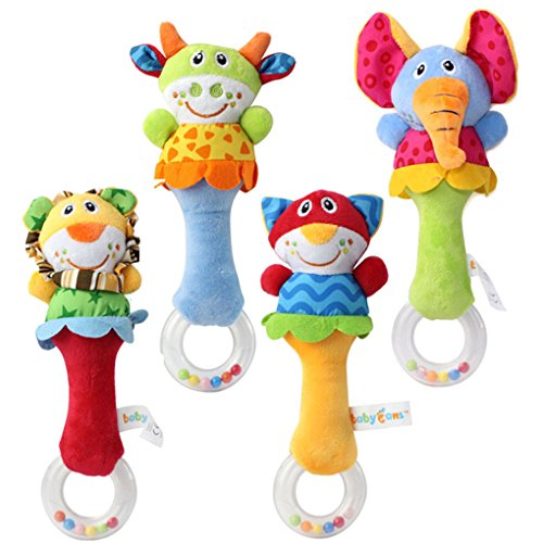 1pc bebe hochet jeu musical jouet de lit / pous...
