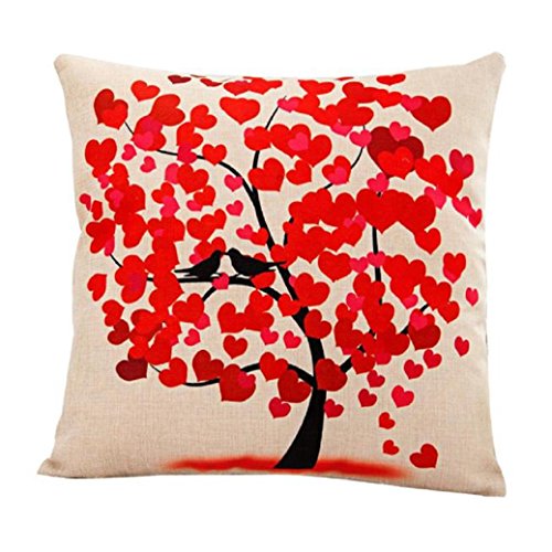 Fleur arbre taie canapé taille throw coussin ho...