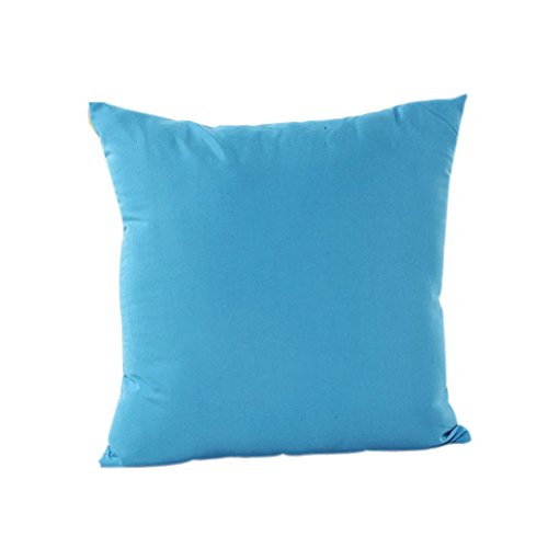 Longra Décoration de maison cotton linen housse de coussin 45cm *45cm (bleu) code EAN 0647746205247 
