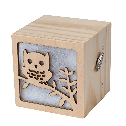 Veilleuse & boite a musique en bois (a)