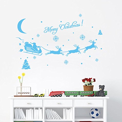 Décoration de noël decal autocollants de fenêtr...