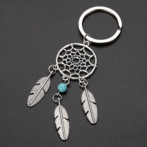 Porte-clé en alliage style dream catcher attrap...
