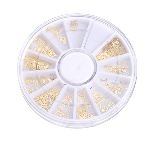 Manucure punk steam stripe design noël nail art...