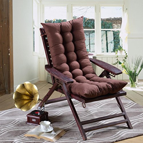 Chaise coussin canapé longue 40*120cm (marron)