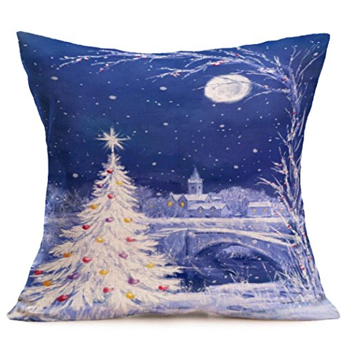 Décoration de noël animé festival oreiller coussin