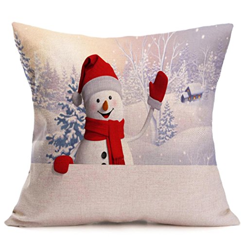 Décoration de noël animé festival oreiller coussin