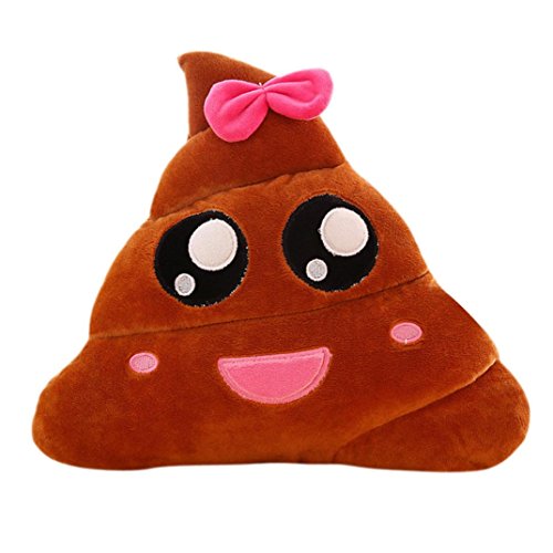Amusing emoji emoticon coussin coeur oeil poo s...