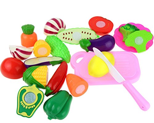 Jouet éducatif bébé - 12PC Cutting Fruit Vegeta...
