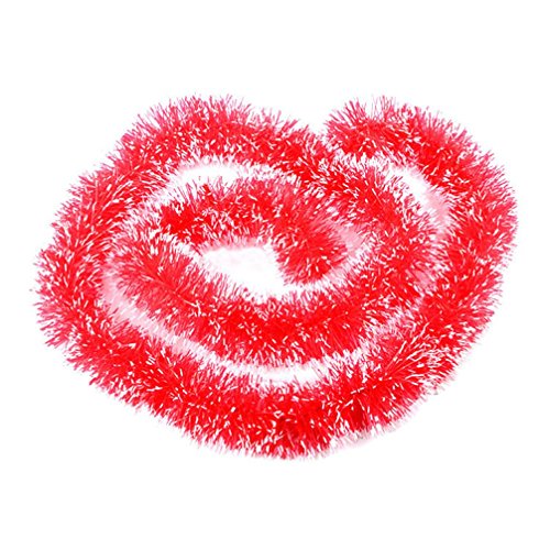 Fête de noël arbre de noël ornements 2m tinsel ...