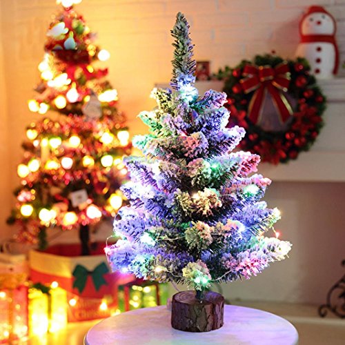 Couronne de fleurs noel avec led (50 cm sapin d...
