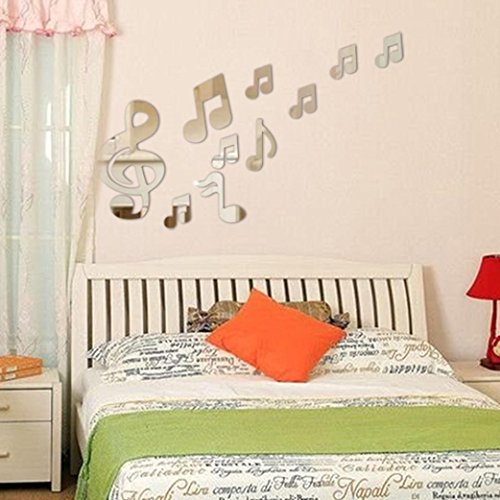 Acrylic mirror stiker design diy maison decor t...