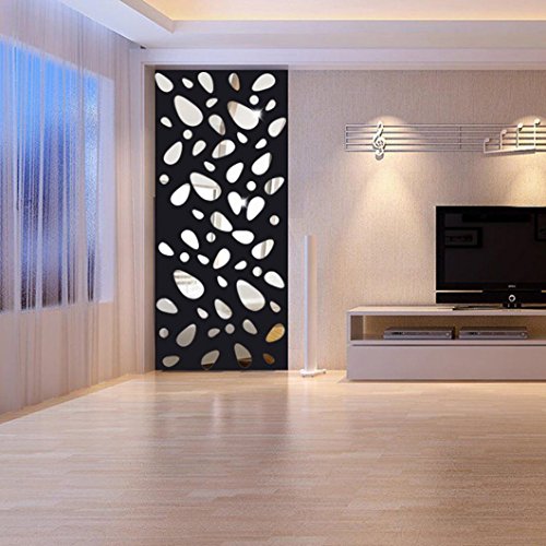 Acrylic mirror stiker design diy maison decor t...